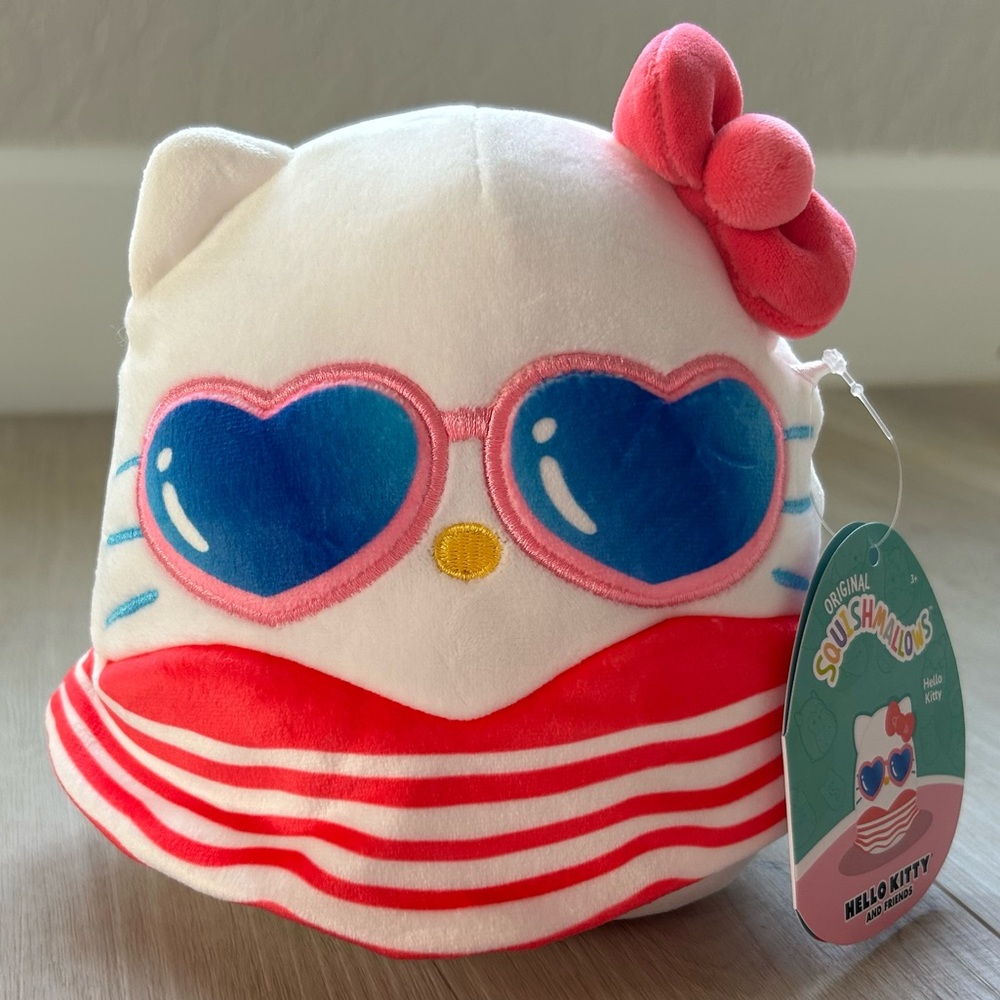 NWT 7” Hello Kitty by Sanrio Summer Squishmallow